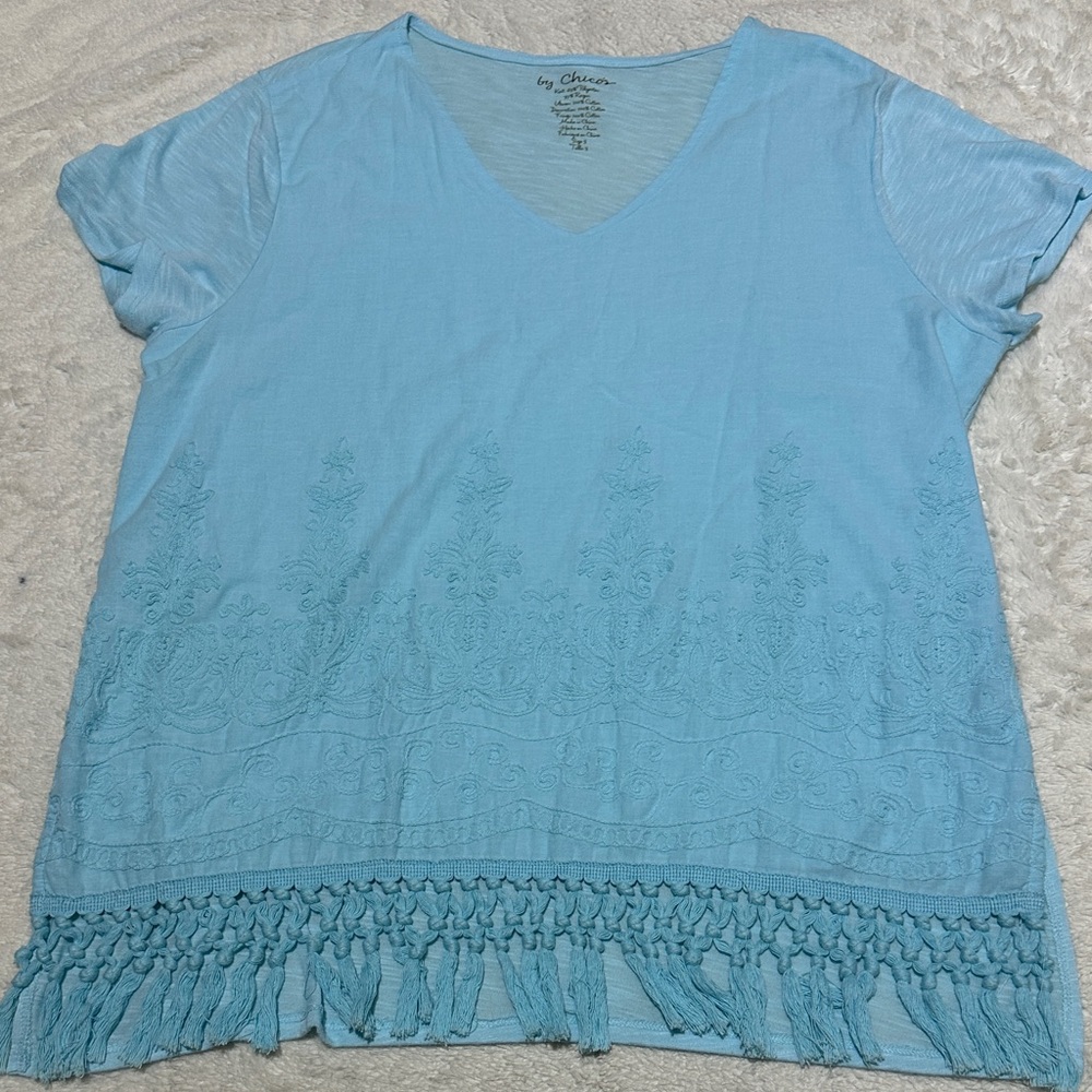 Chico’s | size 3 | blue top